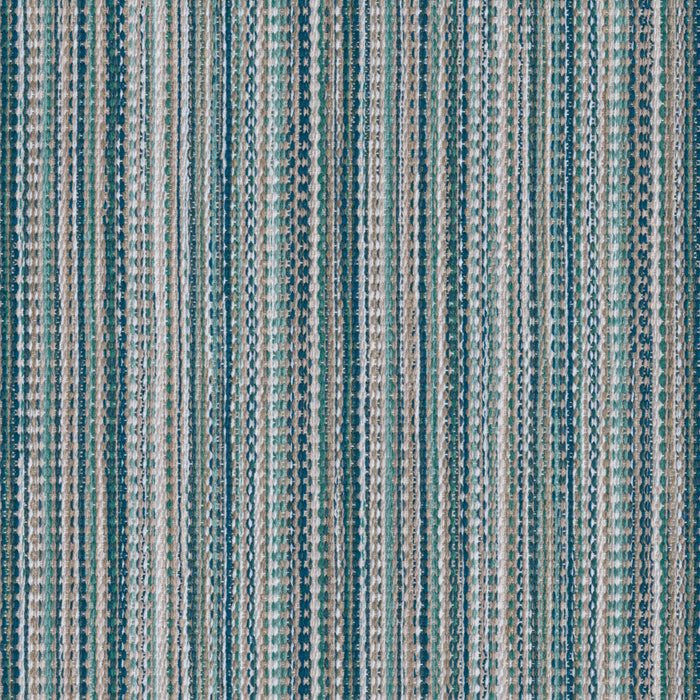 Brunschwig & Fils Longemer Stripe Aqua Fabric 8026124.1313.0