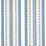 Schumacher Dakota Stripe Blue Fabric 80271