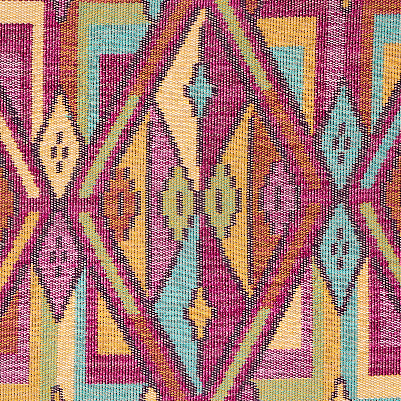 Schumacher Kuzma Magenta Fabric 80280