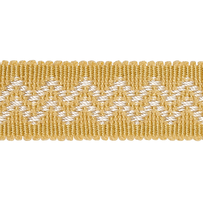 Schumacher Ebba Tape Yellow Trim Sample 80292