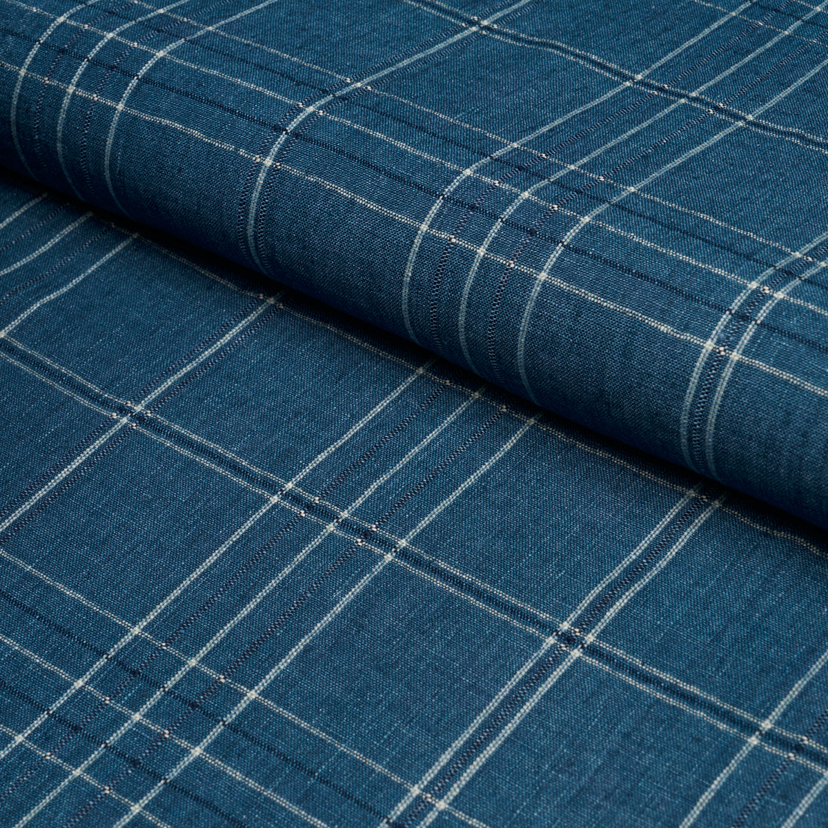 Schumacher Thompson Merino Windowpane Hunter Green Fabric Schumacher 85290
