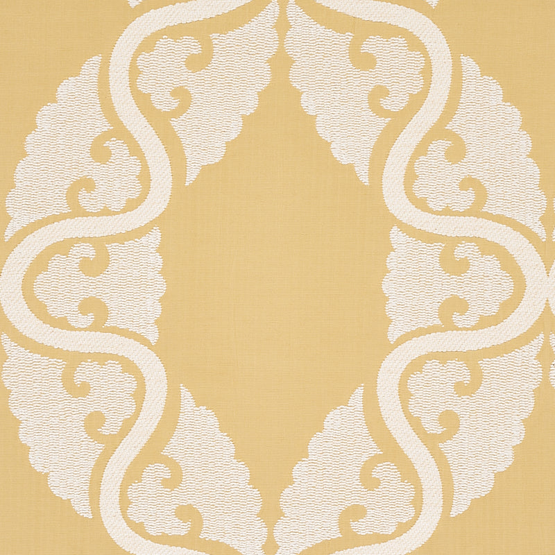 Schumacher Siljan Yellow Fabric Sample 80312