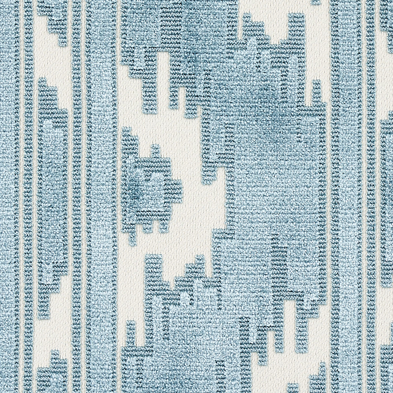 Schumacher Murat Velvet Sky Fabric 80320