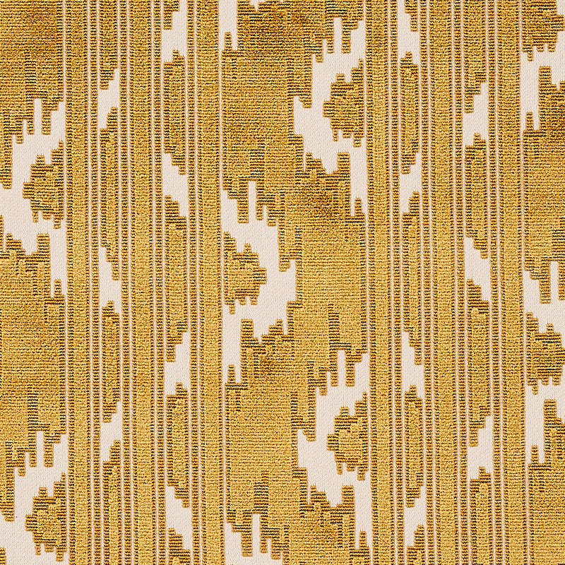 Schumacher Murat Velvet Gold Fabric 80321