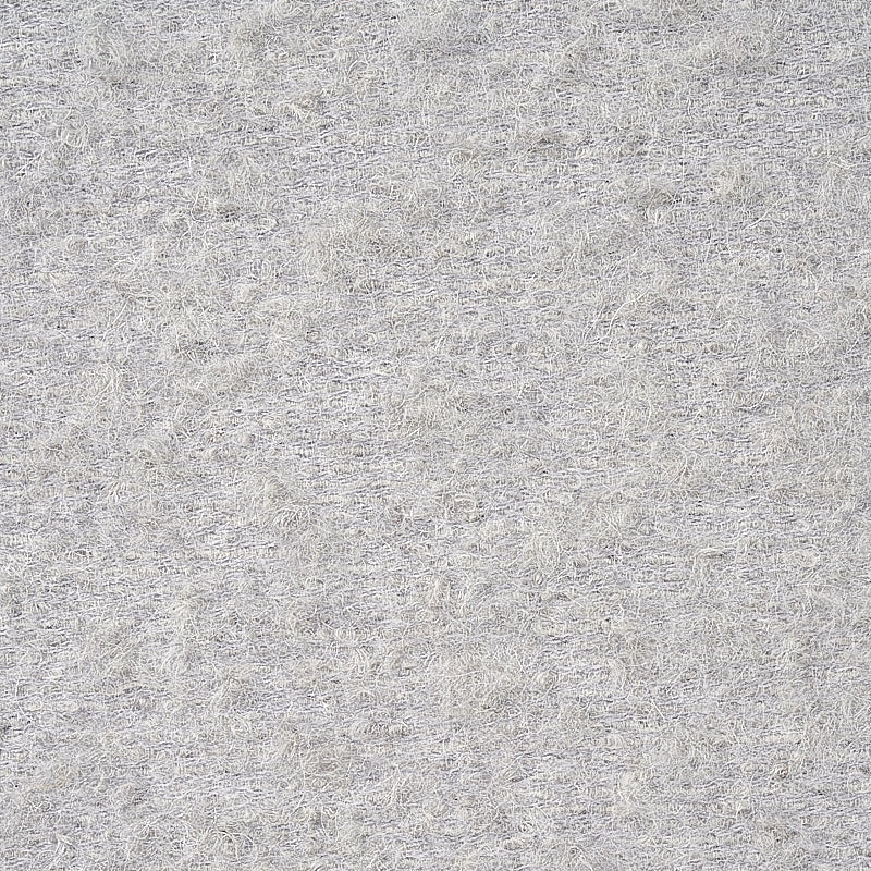Schumacher Otti Silk Mohair & Wool Light Grey Fabric 80352