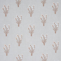 Schumacher Stora Embroidery Mineral Fabric 80400
