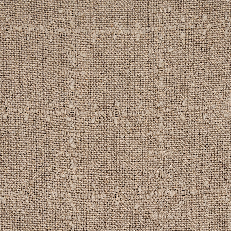 Schumacher Elin Check Linen Fabric Sample 80411