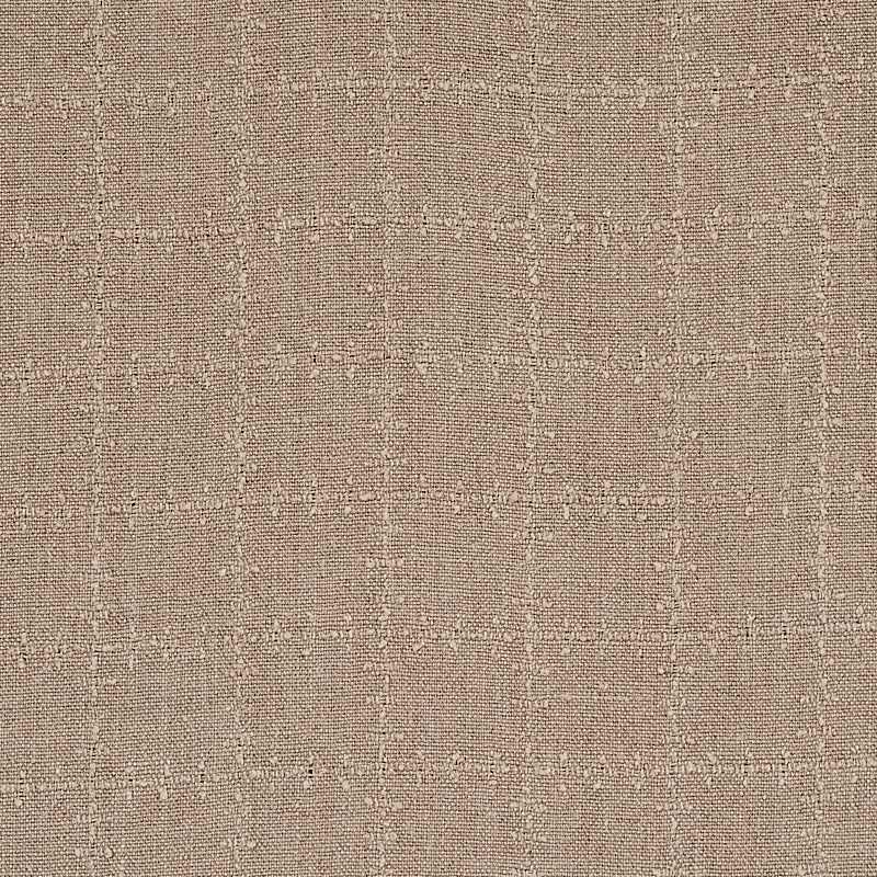Schumacher Elin Check Linen Fabric Sample 80411
