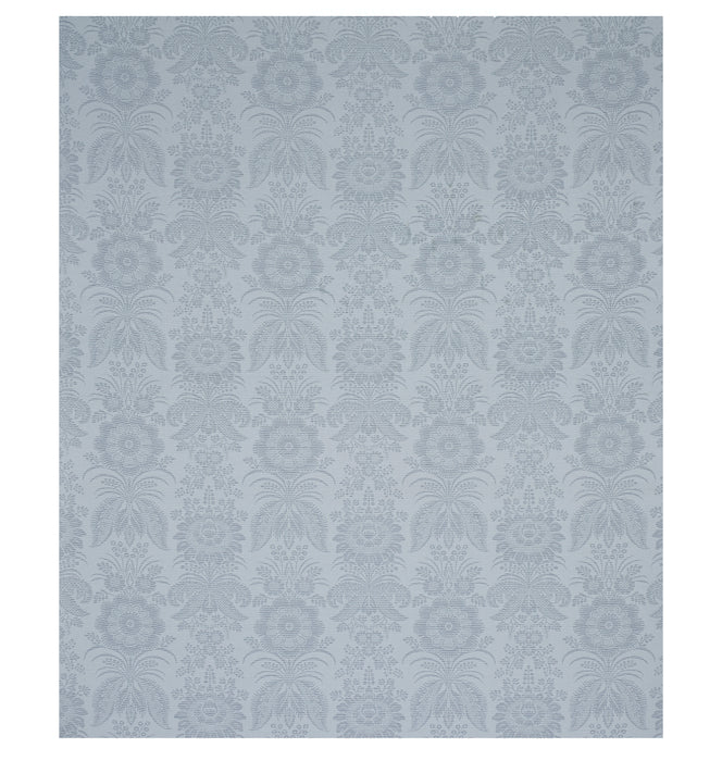 Schumacher Greta Damask Blue Fabric Sample 80420