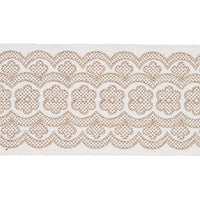 Schumacher Astrid Embroidered Tape Natural Trim 80440