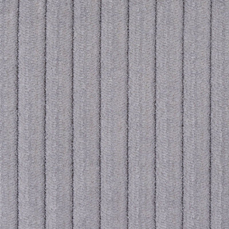 Schumacher Wyatt Corduroy Steel Grey Fabric Sample 80451