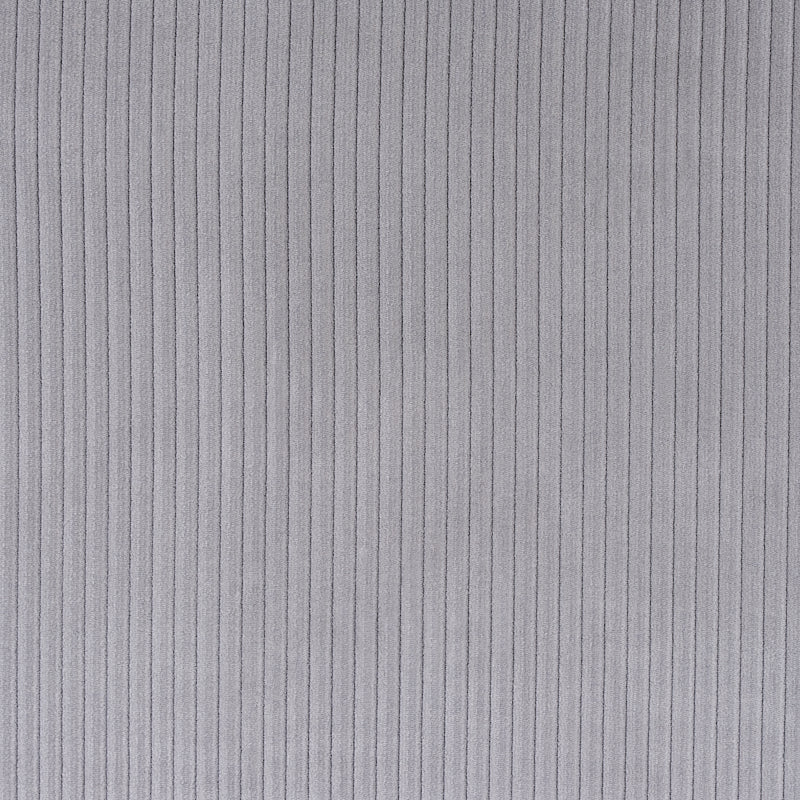 Schumacher Wyatt Corduroy Steel Grey Fabric Sample 80451