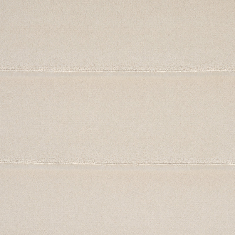 Schumacher Frederika Channeled Velvet Ivory Fabric Sample 80460