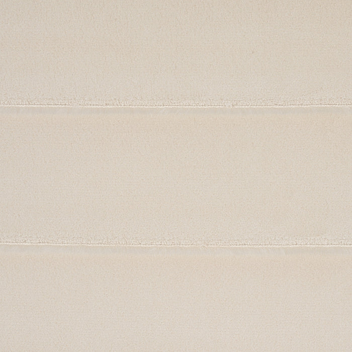 Schumacher Frederika Channeled Velvet Ivory Fabric Sample 80460
