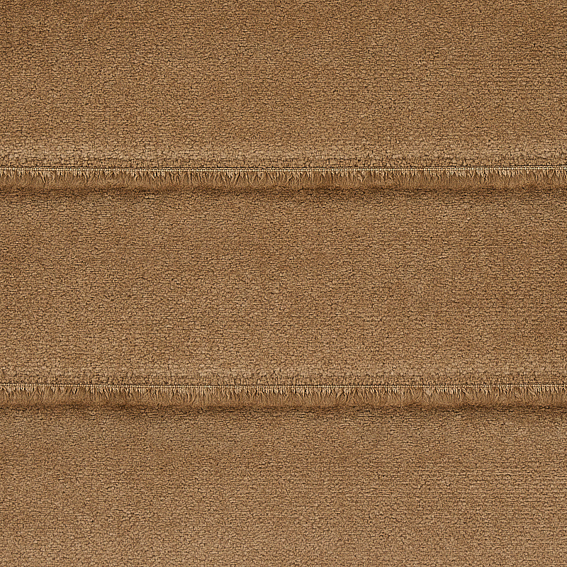 Schumacher Frederika Channeled Velvet Camel Fabric Sample 80462