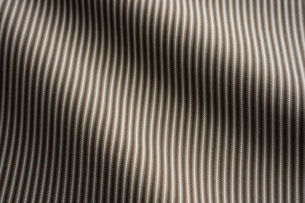 Perennials Ticking Stripe Sable Fabric Sample 805-244