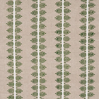 Schumacher Alva Hand Block Print Green Fabric 80521