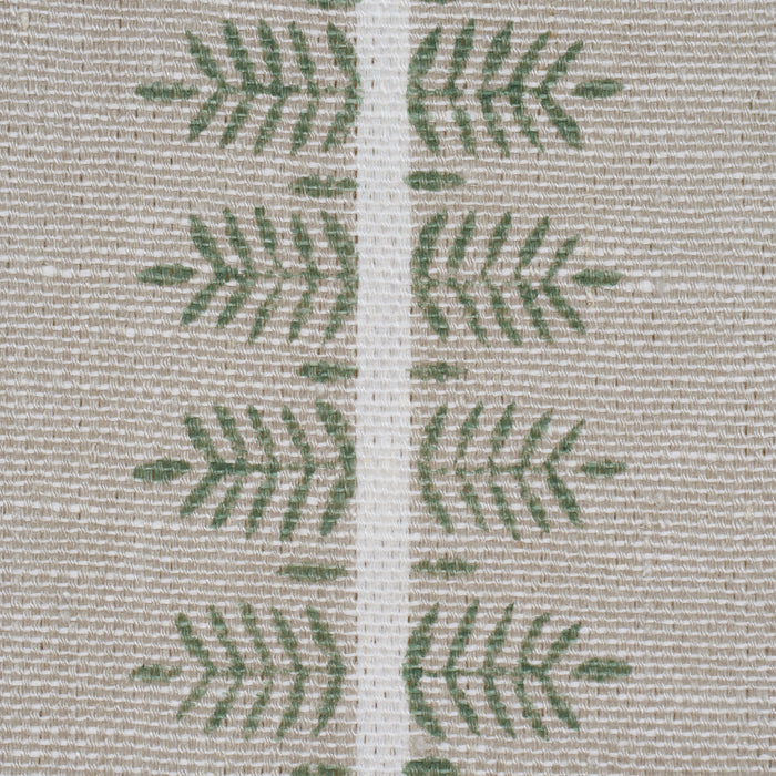 Schumacher Alva Hand Block Print Olive Fabric 80524