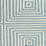 China Seas Ziggurat Reverse Large Scale Windsor Blue Fabric 8055-02
