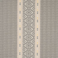 Schumacher Ruiz Jacquard Black Fabric 80610