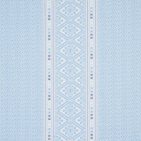 Schumacher Ruiz Jacquard Sky Fabric 80611