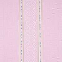 Schumacher Ruiz Jacquard Pink Fabric 80612