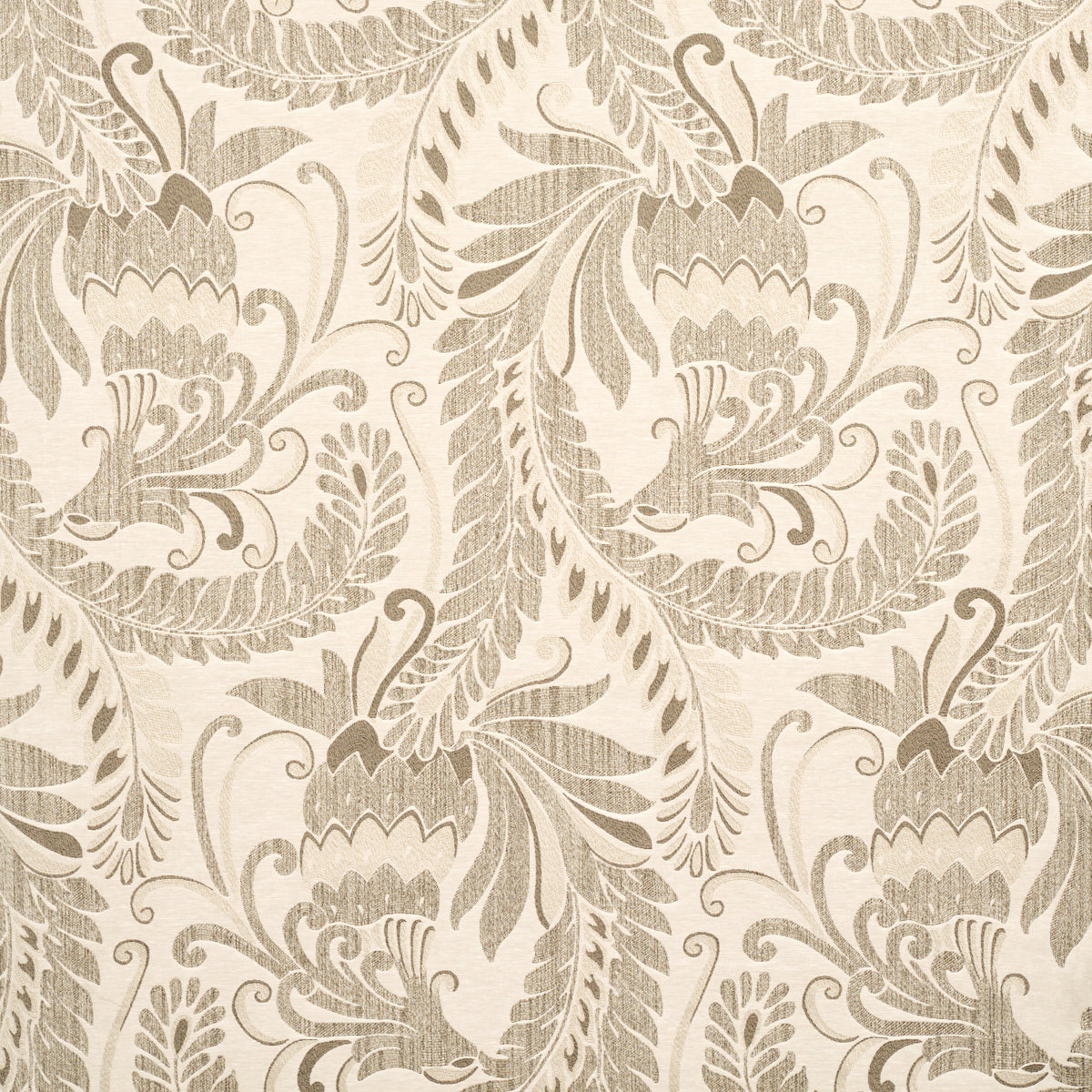 Schumacher Orley Jaquard Neutral Fabric Sample 80640