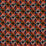 Schumacher Sasha Diamond Ikat Rose And Saffron Fabric 80661