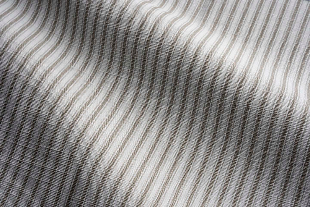 Perennials Tick Tock Stripe Dove Fabric 807-102