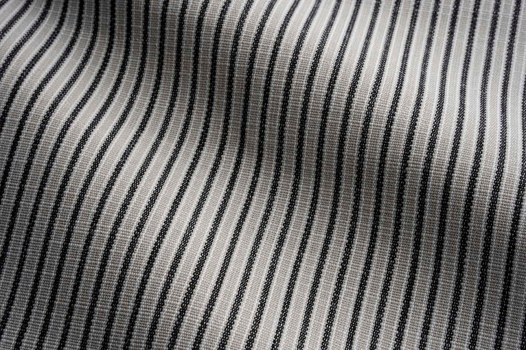 Perennials Tick Tock Stripe Noir Fabric Sample 807-16