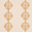 Schumacher Constantine Natural & Ochre Fabric Sample 80712