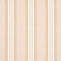 Schumacher Etruscan Stripe Ivory & Ochre Fabric 80720