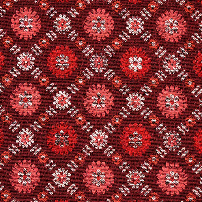 Schumacher Larissa Burgundy Fabric 80771