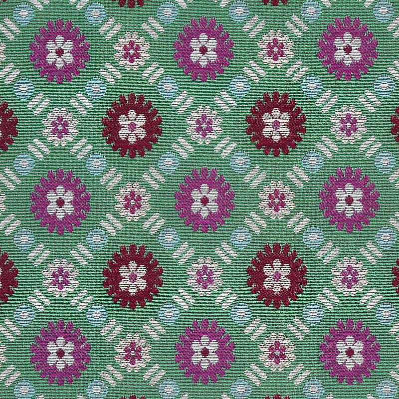 Schumacher Larissa Jade Fabric Sample 80772