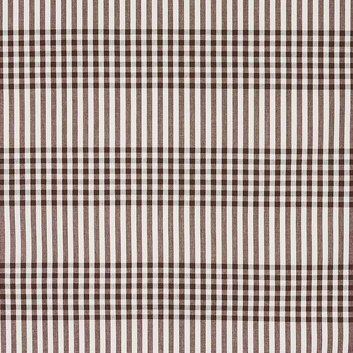 Schumacher Bergen Plaid Brown Fabric Sample 80801