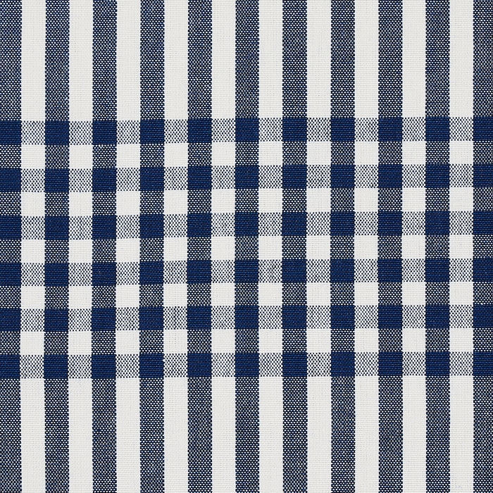 Schumacher Bergen Plaid Navy Fabric Sample 80802