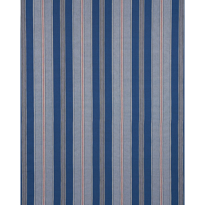 Schumacher Scoop Hand Woven Stripe Neptune Fabric 80810