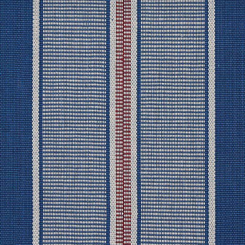 Schumacher Scoop Hand Woven Stripe Neptune Fabric 80810