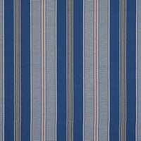 Schumacher Scoop Hand Woven Stripe Neptune Fabric 80810