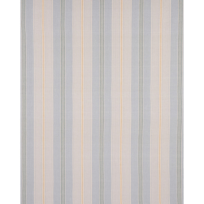 Schumacher Scoop Hand Woven Stripe Breeze Fabric Sample 80811