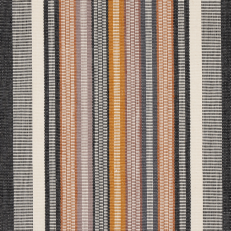 Schumacher Ripple Hand Woven Stripe Rockpool Fabric 80820