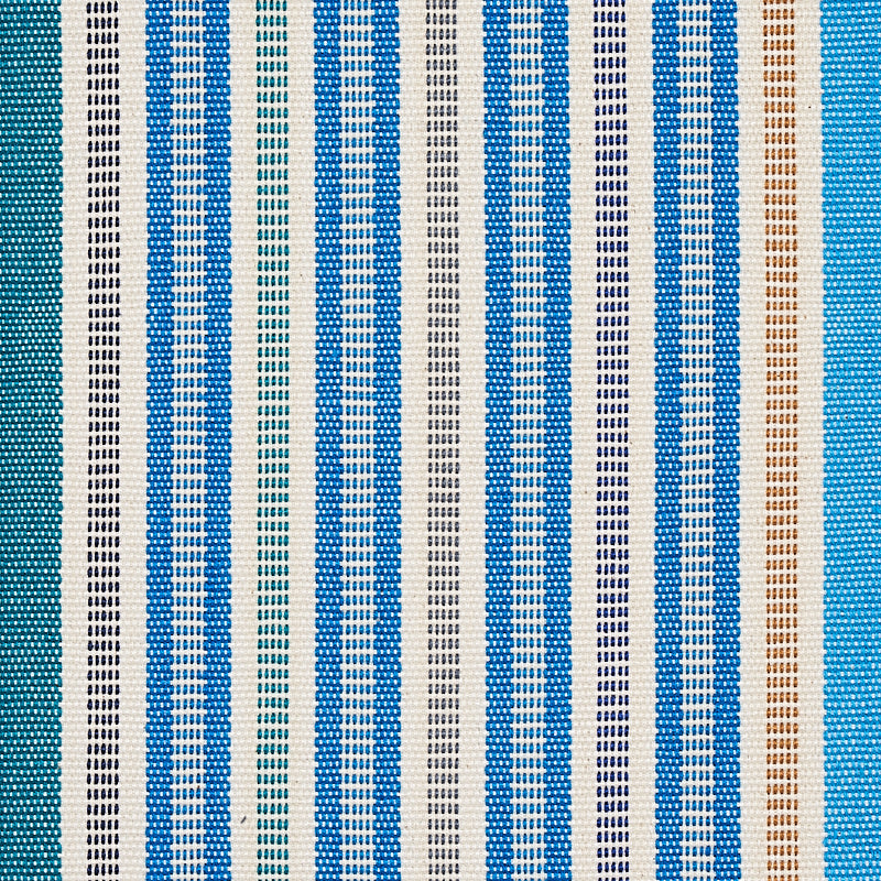 Schumacher Ripple Hand Woven Stripe Surf Fabric 80821
