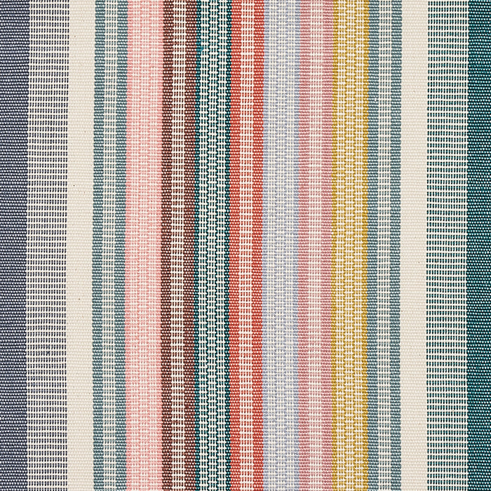 Schumacher Ripple Hand Woven Stripe Mineral Fabric 80822