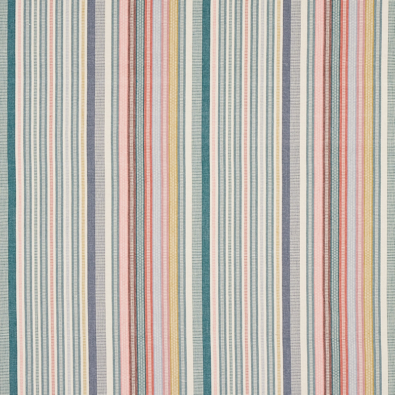 Schumacher Ripple Hand Woven Stripe Mineral Fabric 80822