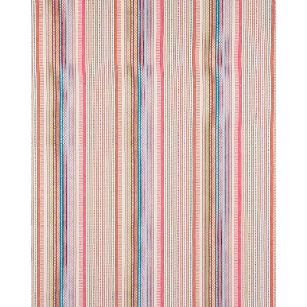 Schumacher Ripple Hand Woven Stripe Macaroon Fabric Sample 80823