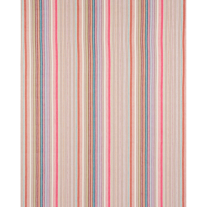 Schumacher Ripple Hand Woven Stripe Macaroon Fabric 80823