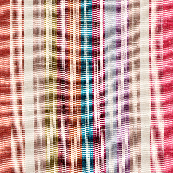Schumacher Ripple Hand Woven Stripe Macaroon Fabric 80823