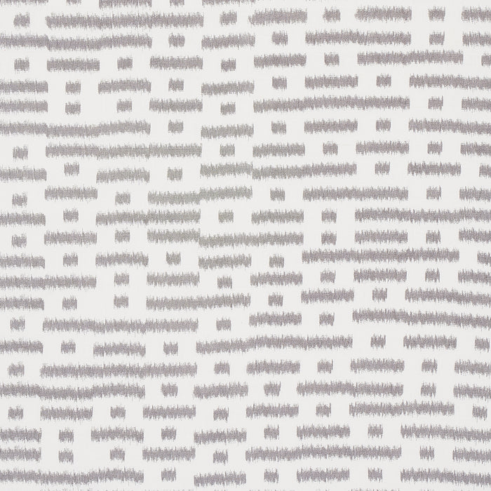 Schumacher Abstract Ikat Charcoal Fabric 80831