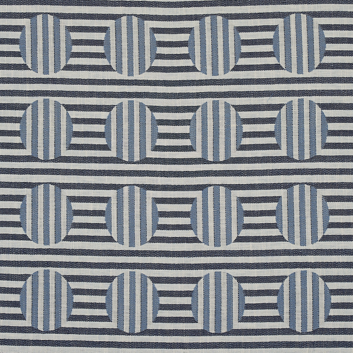 Schumacher Soto Denim Fabric Sample 80840