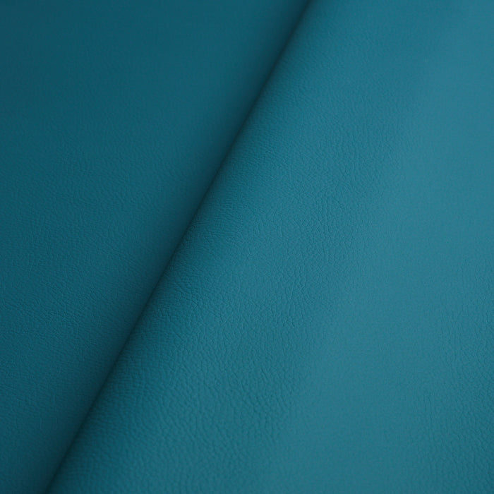 Schumacher Vegan Leather Indoor/Outdoor Peacock Fabric 80908